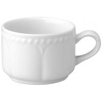 Churchill s buckingham white stacking tea cup 21cl 7 5oz