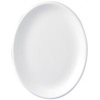 Churchill s white oval plate rimless 30cm 12