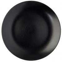 Noir matt black coupe plate 30cm 12