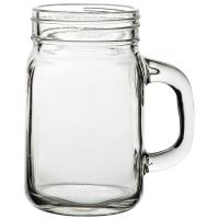 Tennessee handled jam jar glass 43cl 15oz jeremiah weed style