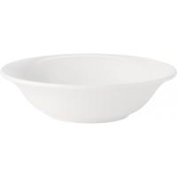 Pure white economy oatmeal bowl 15 5cm 6