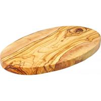 Olive wood oval board 10