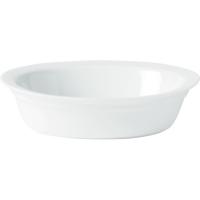 Titan porcelain oval lipped pie dish 37cl 13oz