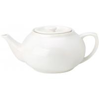 Pure white economy teapot 82cl 30oz