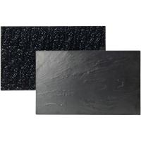 Melamine slate granite platter rectangular grey 53x32cm 20 75x12 5
