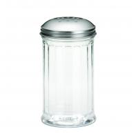 Polycarbonate shaker with perforated top