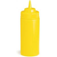 Widemouth squeeze dispenser yellow 236ml 8oz 53mm