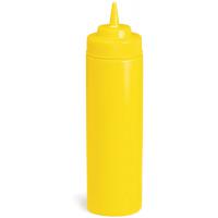 Widemouth squeeze dispenser yellow 355ml 12oz 53mm
