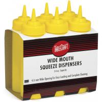 Wholesale pack widemouth squeeze dispenser yellow 709ml 24oz
