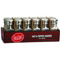 Wholesale pack square glass salt pepper shakers