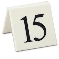 2x2 perspex table number 31 40 set