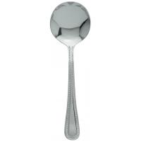 Bead stainless steel soup spoon