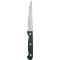 Black handle steak knife