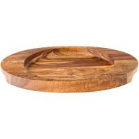 10x7 25 oval wooden board with round indent