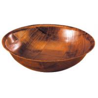 Wood bowl mahogany finish 20cm