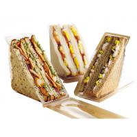 Sandwich wedge hinged lid standard sandwich