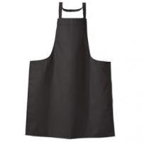 Cotton bib apron black one size